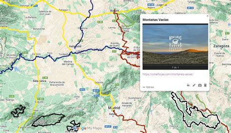 Mapa de rutas de actividades para mayores
