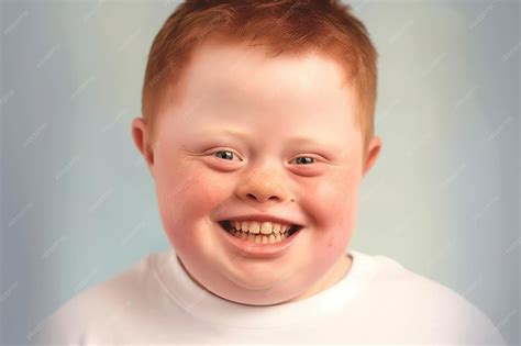 Foto de un niño con síndrome de Down
