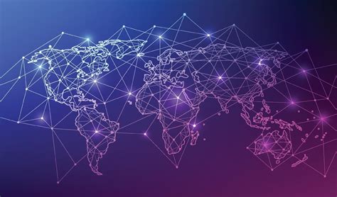 Mapa mundial con iconos de Wi-Fi y 4G/5G, representando la conectividad.