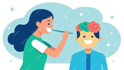 Cuidador ayudando a una persona con discapacidad a cepillarse los dientes