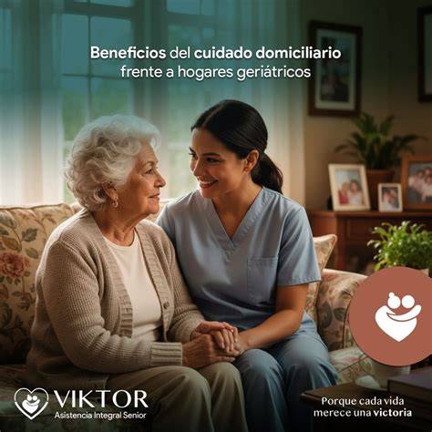 Infografía: Áreas del cuidado domiciliario (rutinas, nutrición, higiene, movilidad, estimulación, seguridad, medicación, salud emocional)
