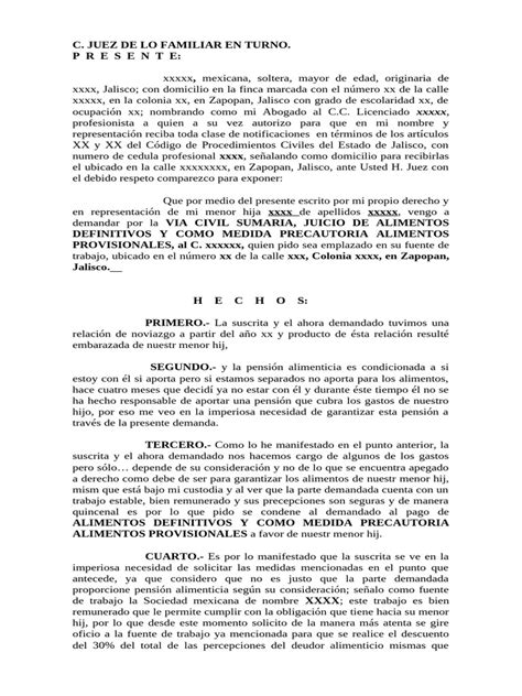 Esquema de las etapas en una demanda de pensión alimenticia en Chile