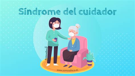 ilustración que representa las cuatro fases del síndrome del cuidador, desde la implicación inicial hasta el agotamiento.