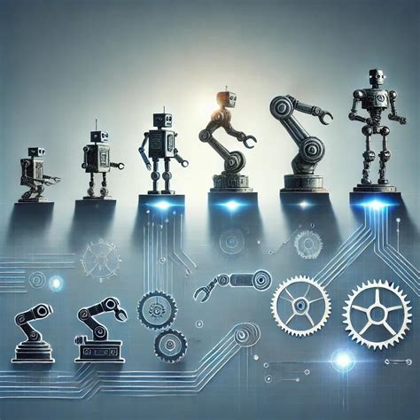 Esquema de la evolución de la robótica en la rehabilitación de la discapacidad