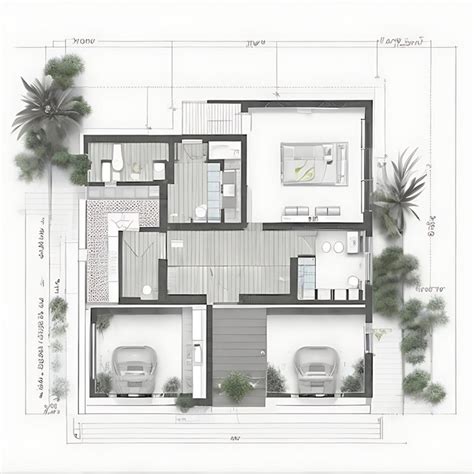 Plano arquitectónico de la nueva sede del club de adulto mayor con distribución de espacios y paisajismo.