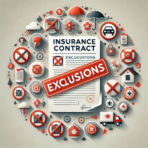 Ilustración: Factores de riesgo y exclusiones en seguros