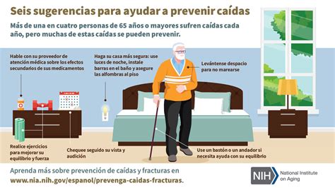 Infografía con consejos prácticos para adaptar el hogar y prevenir caídas en adultos mayores.