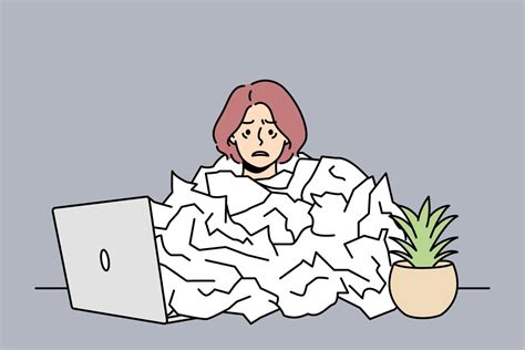 Ilustración de una persona exhausta o