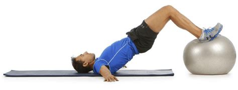 Esquema de un Fitball con sus dimensiones y mostrando su uso en rehabilitación