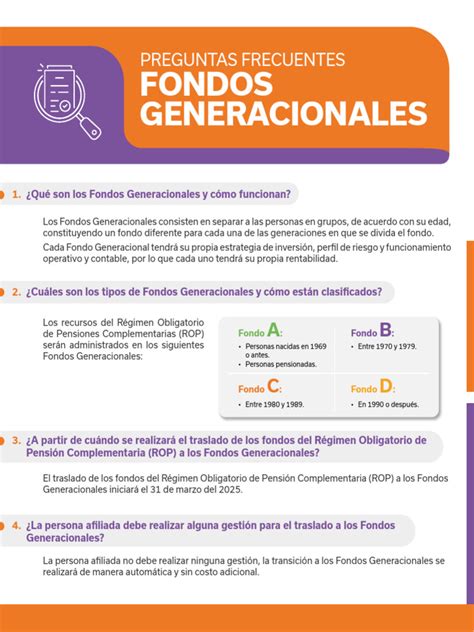 Infografía sobre las reformas previsionales y el sistema de fondos generacionales