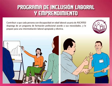 Esquema de las leyes y programas de inclusión laboral para diferentes grupos vulnerables