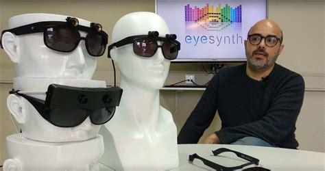 Esquema de las gafas EyeSynth y su funcionamiento