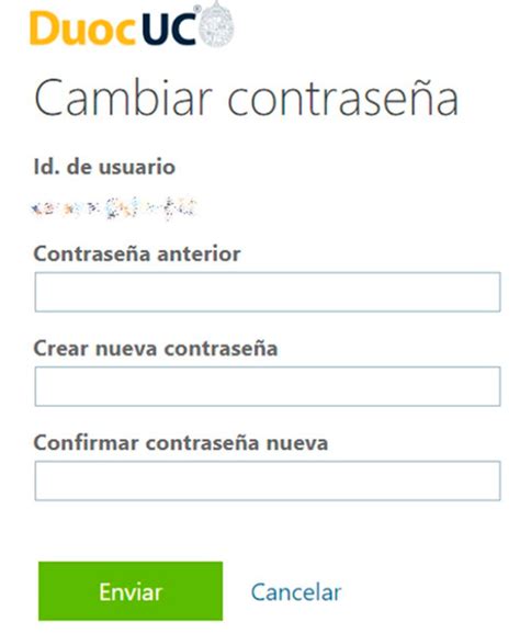 Esquema de pasos para activar la cuenta Duoc UC