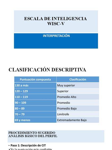 Tabla comparativa de escalas de inteligencia (WISC-V, WAIS-IV, TONI-4, RIAS) y sus rangos de edad