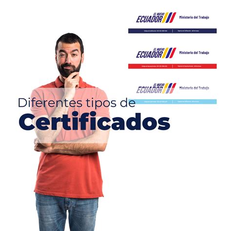 Infografía que resume los tres tipos de certificados de enseñanza para adultos mayores y sus requisitos principales.