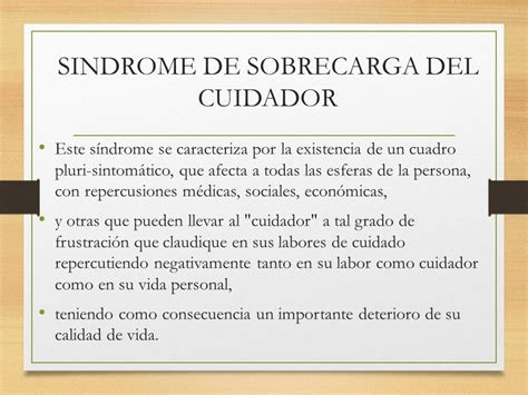 Infografía: Fases de la sobrecarga del cuidador