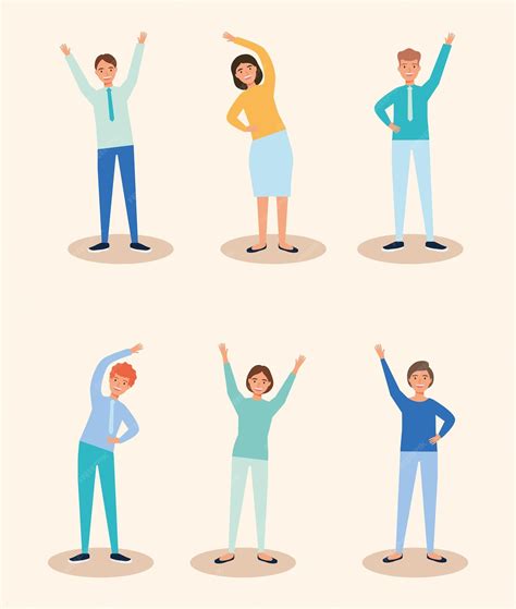Ilustración de persona haciendo una pausa activa en casa