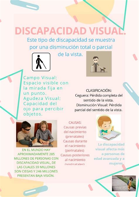 Infografía: Servicios integrales de un centro para discapacidad visual