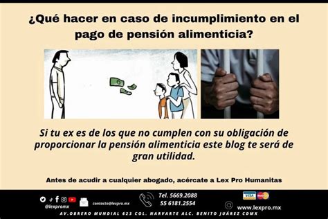 Infografía: Consecuencias legales por incumplimiento de pensión alimenticia