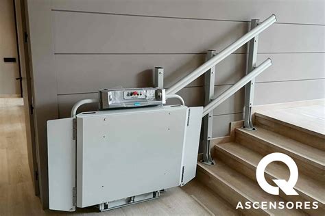 Diagrama: Plataforma salvaescaleras para escaleras curvas