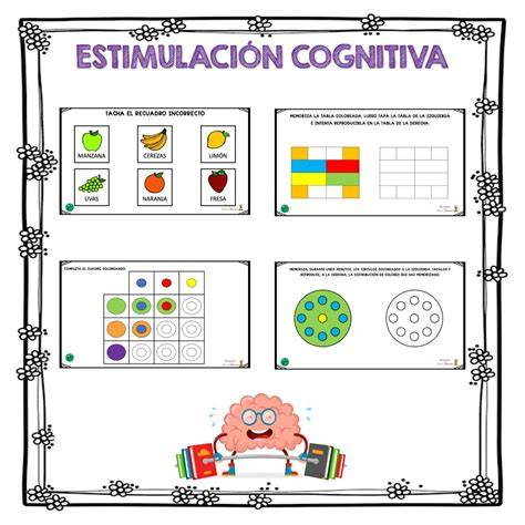 Esquema visual: Estrategias combinadas de ejercicio, socialización y estimulación cognitiva
