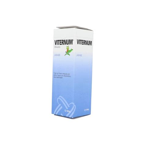 Frasco de Viternum con su etiqueta visible