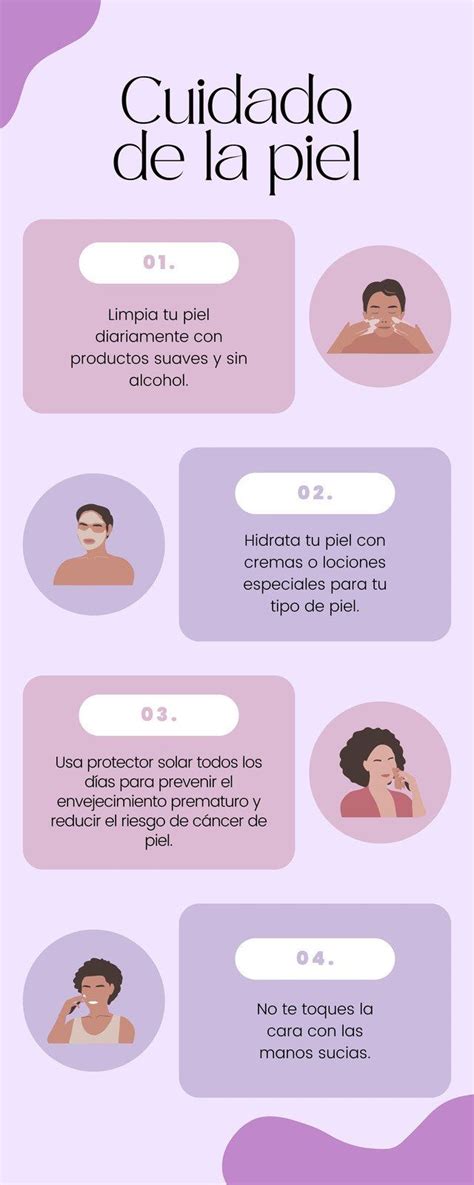 Infografía sobre consejos para el cuidado de la piel en personas mayores