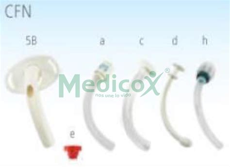 Diferentes tipos de cánulas de traqueostomía (plástico, metal, fenestradas)