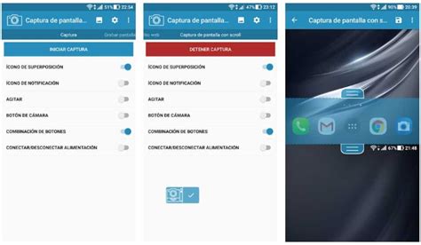 Capturas de pantalla de la aplicación móvil de AFP Uno
