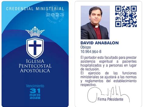 Esquema de las diferentes credenciales ministeriales y sus requisitos