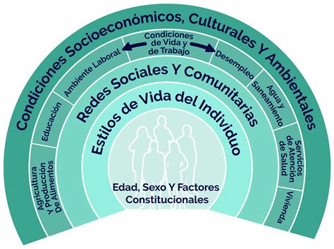Esquema de los factores que influyen en la atención integral: salud, entorno familiar, comunidad y políticas públicas.