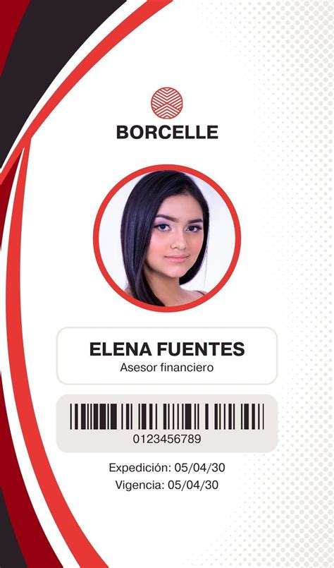 Diseño de credencial de identificación para iglesias