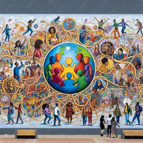 Ilustración abstracta sobre inclusión laboral y diversidad