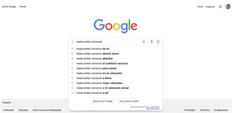 Interfaz de un buscador en línea de residencias y servicios para el adulto mayor