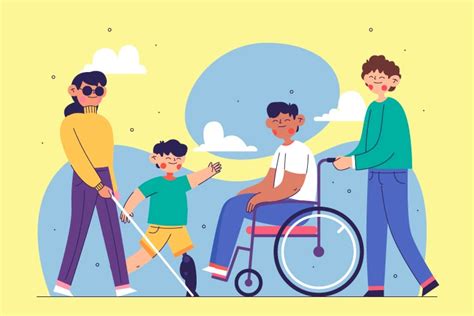 Foto temática: personas con discapacidad participando activamente en la comunidad o utilizando apoyos