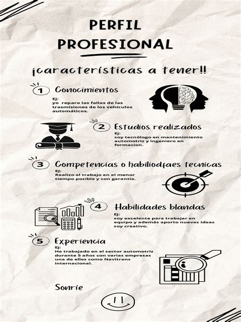 Infografía: Diferencias entre perfil profesional y objetivo profesional en un CV