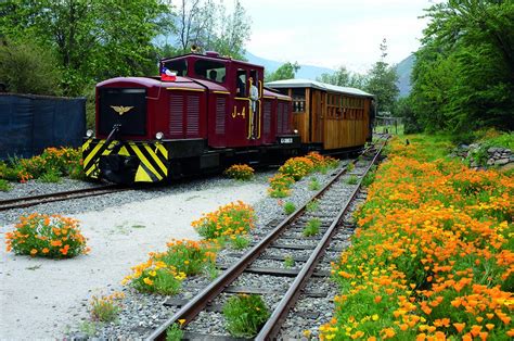 Foto de la ex estación de trenes de El Melocotón, Cajón del Maipo