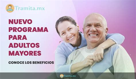 Infografía de beneficios sociales para adultos mayores