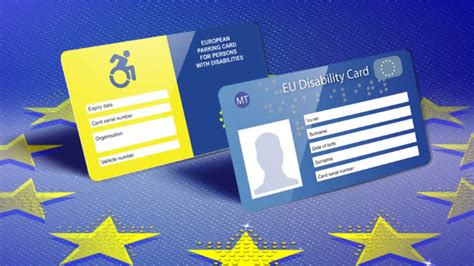 Diseño de la Tarjeta Europea de Estacionamiento para personas con discapacidad