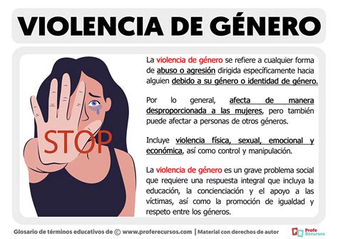 Diagrama que ilustra la definición de violencia de género según el proyecto de ley, detallando sus componentes y ámbitos de aplicación.