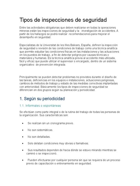 Infografía: Tipos de inspecciones marítimas de seguridad
