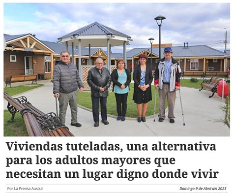 Ilustración de viviendas tuteladas para adultos mayores
