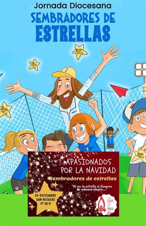 Niños de la campaña Sembradores de Estrellas repartiendo estrellas en la calle