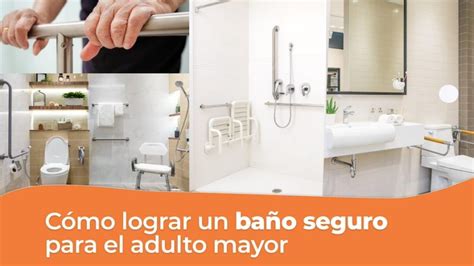 Ilustración: Medidas de seguridad en el baño para personas mayores
