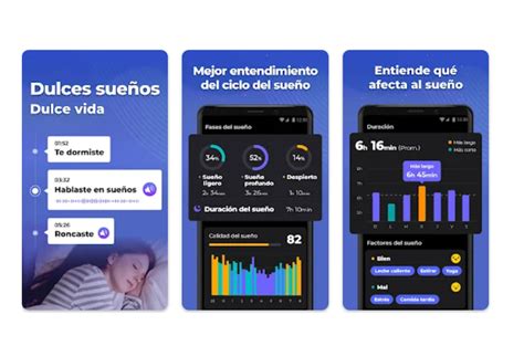 capturas de pantalla de aplicaciones de sueño para adultos mayores