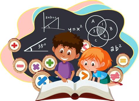 Imagen de fichas descargables de matemáticas con niños felices