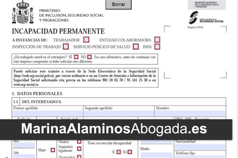 Gráfico: Proceso de solicitud de incapacidad permanente por osteoporosis
