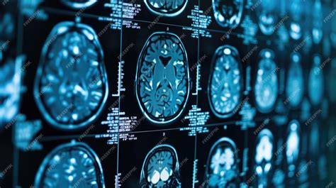 Imágenes de resonancia magnética cerebral mostrando una lesión