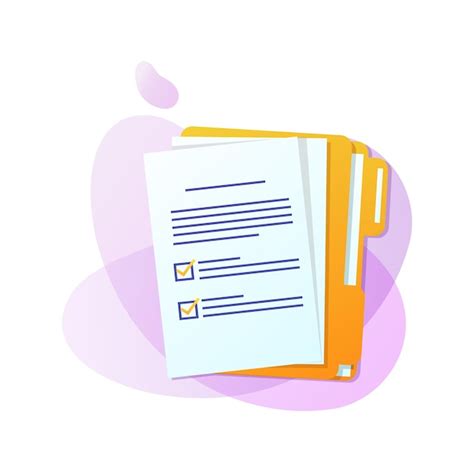 Ilustración de documentos necesarios para trámites previsionales