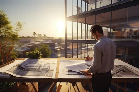 Foto: Arquitecto especializado revisando planos de accesibilidad con un cliente